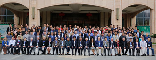 group picture of meeting attendees